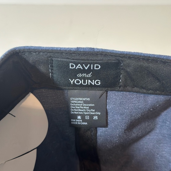 David And Young Patriot Red White and Blue Embroidered Hat Adjustable Unisex - Picture 4 of 4